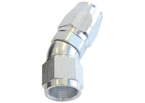 Aeroflow AF557-10S Alloy 30 Deg Hose End -10AN Silver