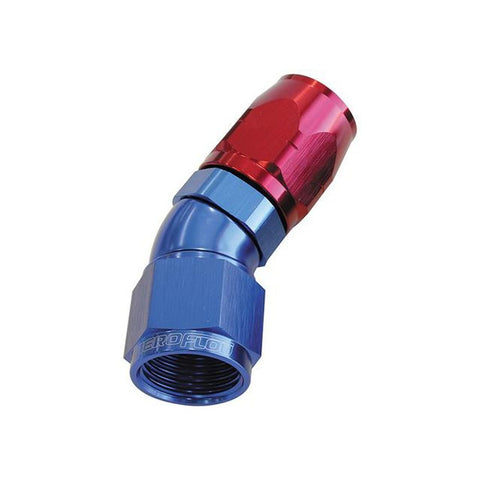 Aeroflow AF557-10 Alloy 30 Deg Hose End -10AN Blue Cutter