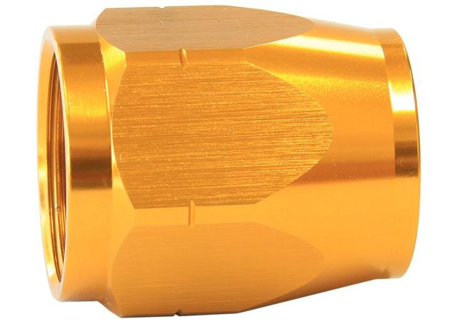 Aeroflow AF559-16DCG Gold Hose End Socket Cutter Style
