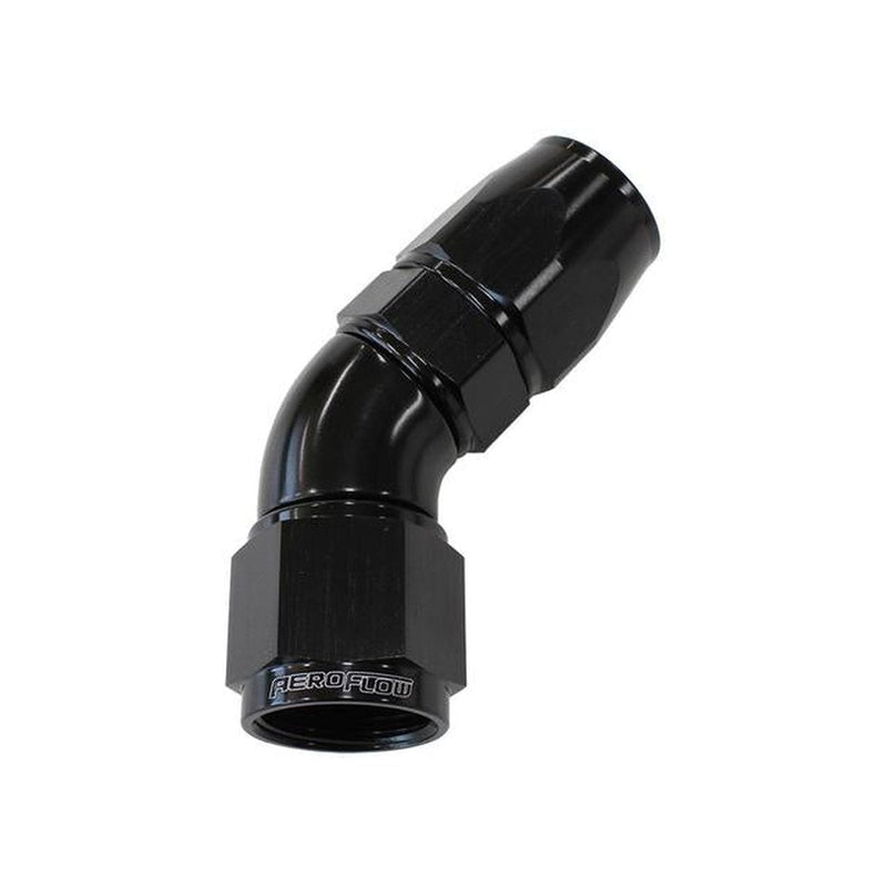 Aeroflow AF572-16DBLK 45 Deg -16AN Full Flow Teflon Hose