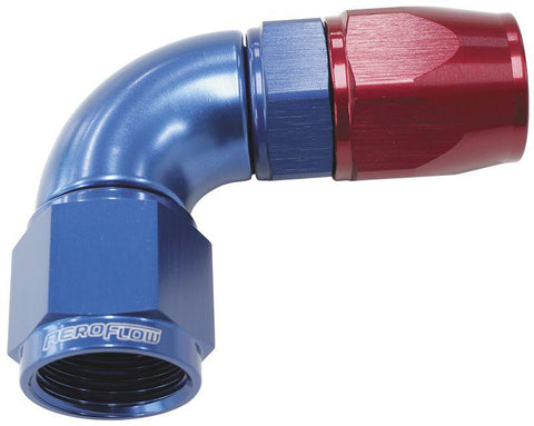 Aeroflow AF573-06D 90 Deg -6AN Full Flow Teflon Hose End