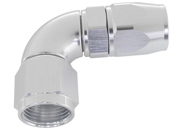 Aeroflow AF573-04DS 90 Deg -4AN Full Flow Teflon Hose End