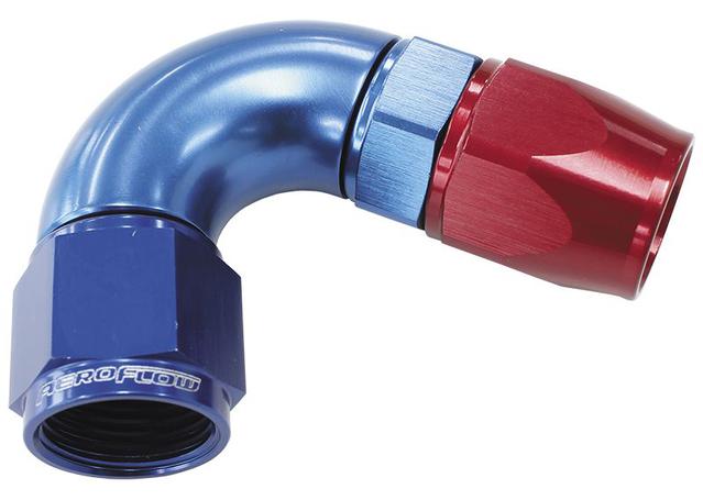 Aeroflow AF574-08D 120 Deg -8AN Full Flow Teflon Hose End