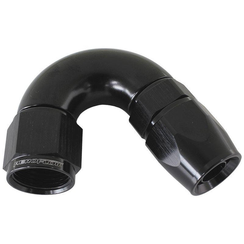 Aeroflow AF575-06DBLK 150 Deg -6AN Full Flow Teflon Hose