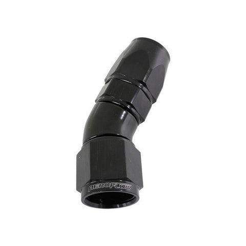 Aeroflow AF577-04DBLK 30 Deg -4AN Full Flow Teflon Hose