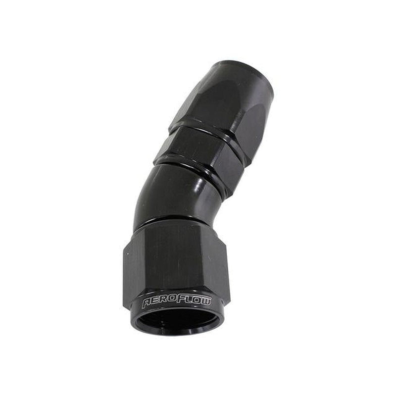 Aeroflow AF577-08DBLK 30 Deg -8AN Full Flow Teflon Hose