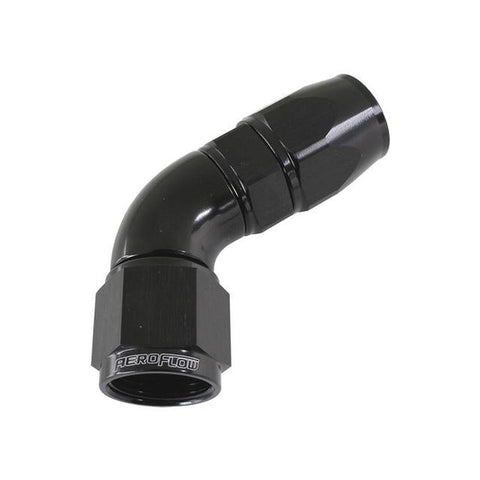 Aeroflow AF578-08DBLK 60 Deg -8AN Full Flow Teflon Hose