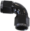 Aeroflow AF583-08BLK -8AN 90 Deg Swivel Coupler Black