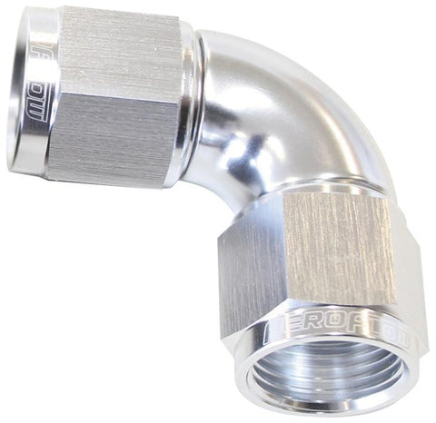 Aeroflow AF583-10S -10AN 90 Deg Swivel Coupler Silver