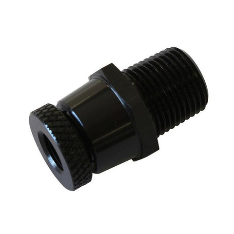 Aeroflow AF615-01BLK 3/8" Npt Inline Tap Drain 1/8 Npt