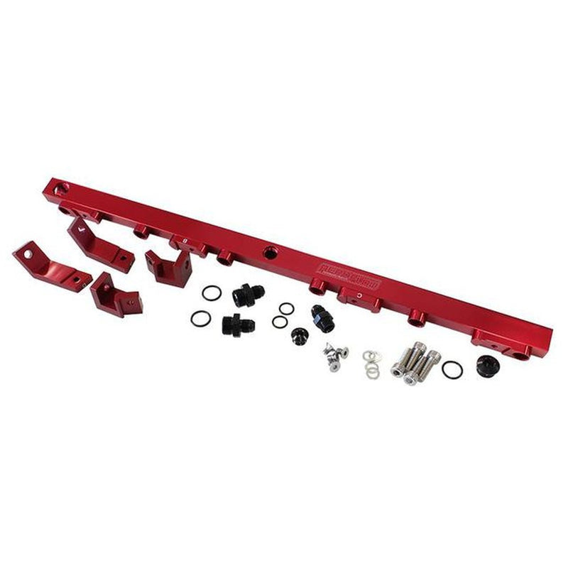 Aeroflow AF64-2004R Fuel Rail Kit Fits BA-BF Red Ford 6