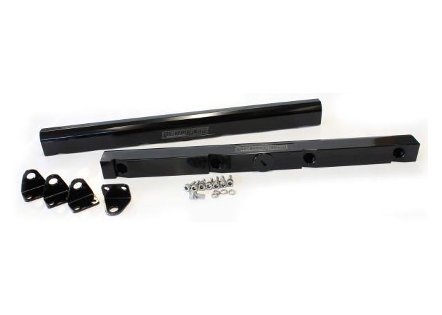 Aeroflow AF64-2005BLK Fuel Rails Black Fits LS1