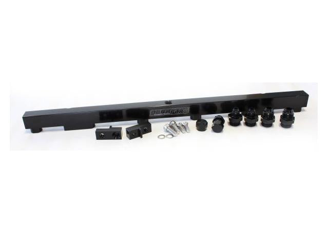 Aeroflow AF64-2011BLK Fuel Rail Kit Fits RB26DETT - 14mm