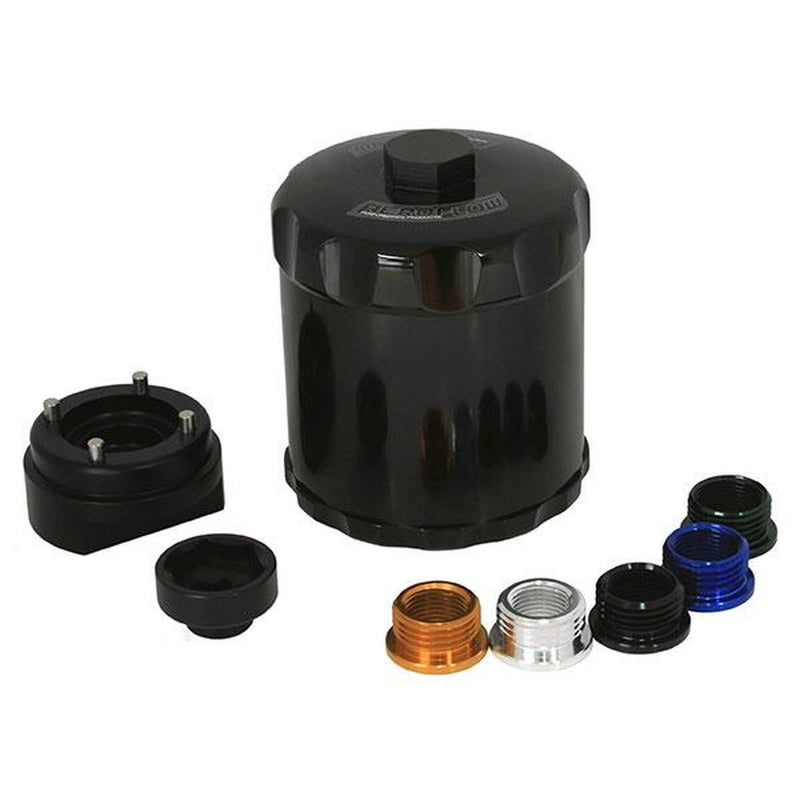 Aeroflow AF64-2016BLK Oil Filter Black 3/4, 13/16,