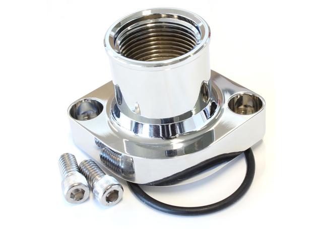 Aeroflow AF64-2021C Billet Thermostat Housing Chrome