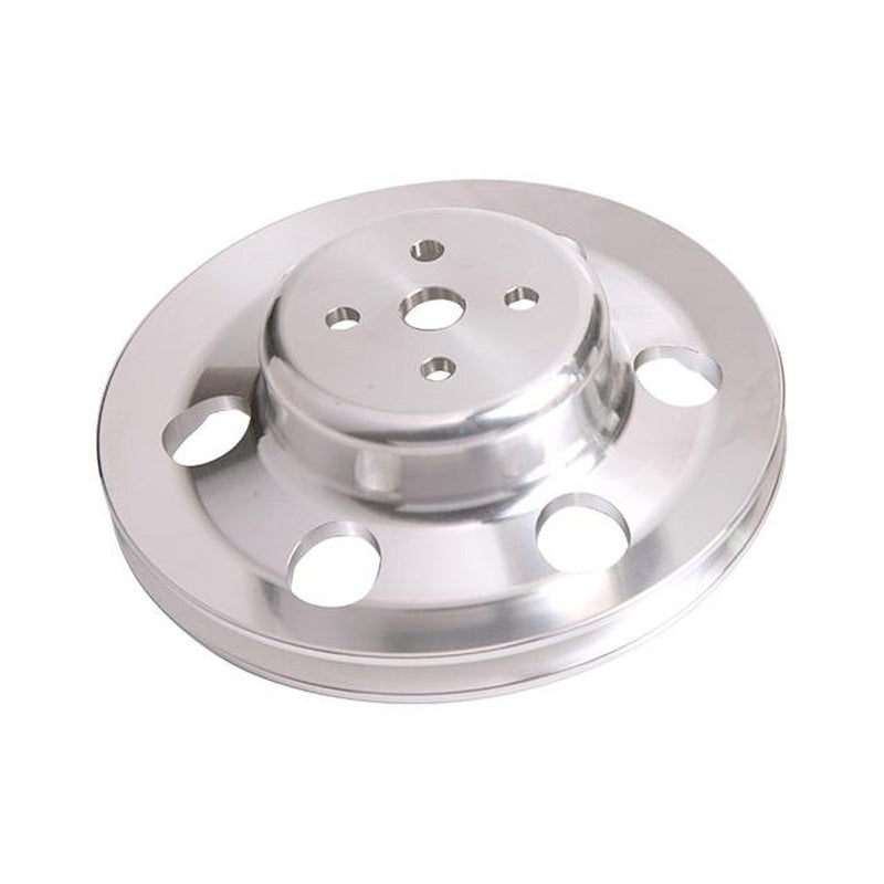 Aeroflow AF64-2023 Billet Water Pump V Pulley Polished