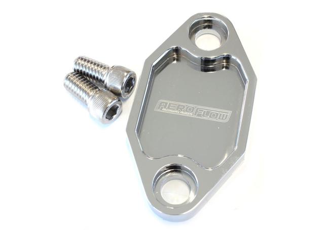 Aeroflow AF64-2029C Billet Fuel Pump Block Off Plate