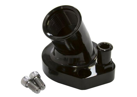 Aeroflow AF64-2033BLK Billet Thermostat Housing Black