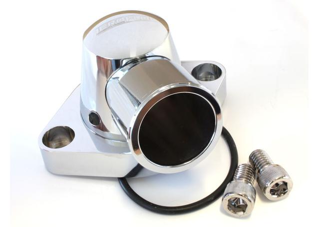 Aeroflow AF64-2034C Billet Thermostat Housing Chrome