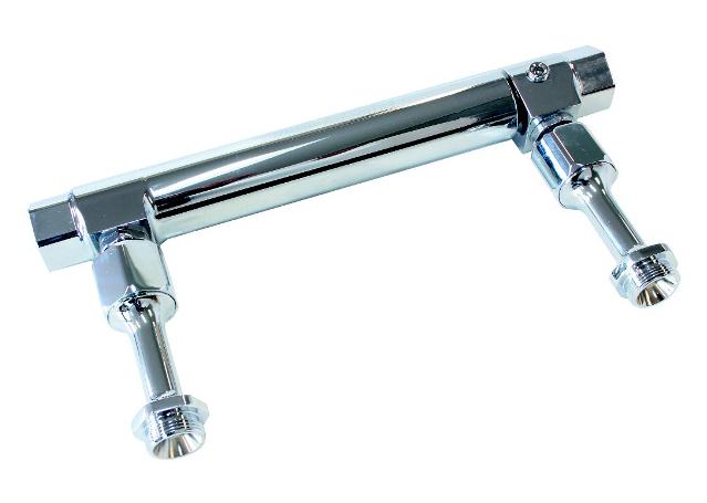Aeroflow AF64-2037C Adjustable Fuel Log Bg Holley Chrome