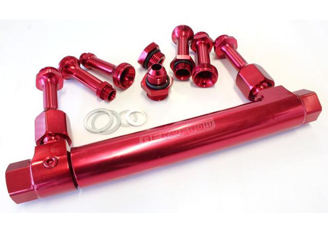 Aeroflow AF64-2037R Adjustable Fuel Log Bg Holley Red