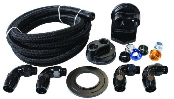 Aeroflow AF64-2042 Billet Oil Filter Remote Mount Kit