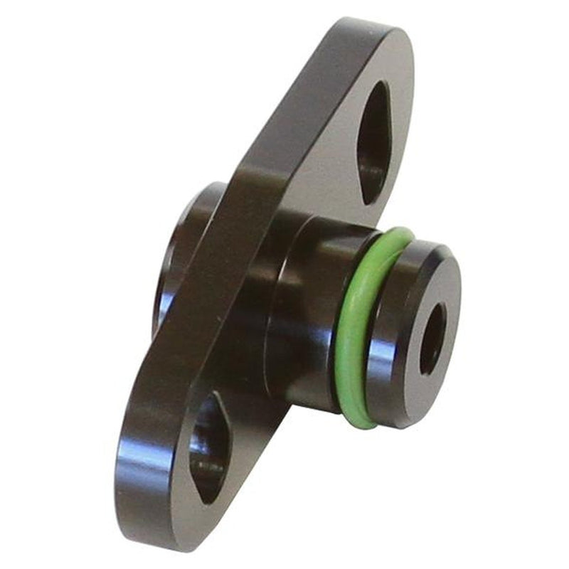 Aeroflow AF64-2066BLK Fuel Rail Adapter Suits Mitsubishi
