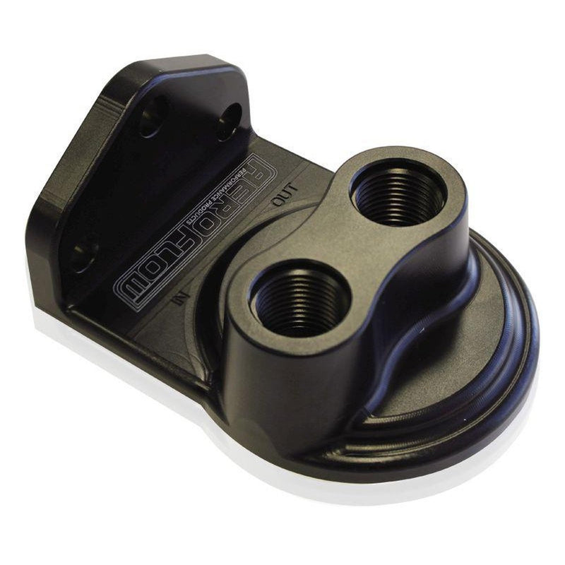 Aeroflow AF64-2075 Remote Filter Head Top Entry -8 ORB