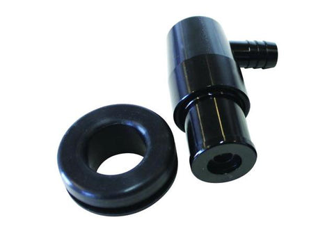 Aeroflow AF64-2106BLK Billet PCV Valve Suits 1-1/4" Holes