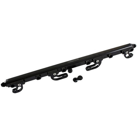 Aeroflow AF64-2113BLK Fuel Rail Kit Black Suits Ford FG 6