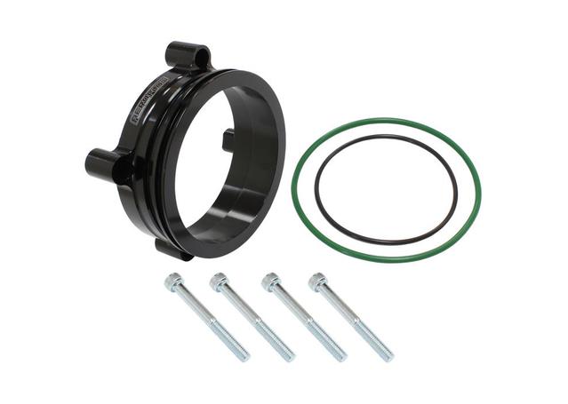 Aeroflow Adapter 74mm Bosch DBW 3" Intercooler Clamp Black