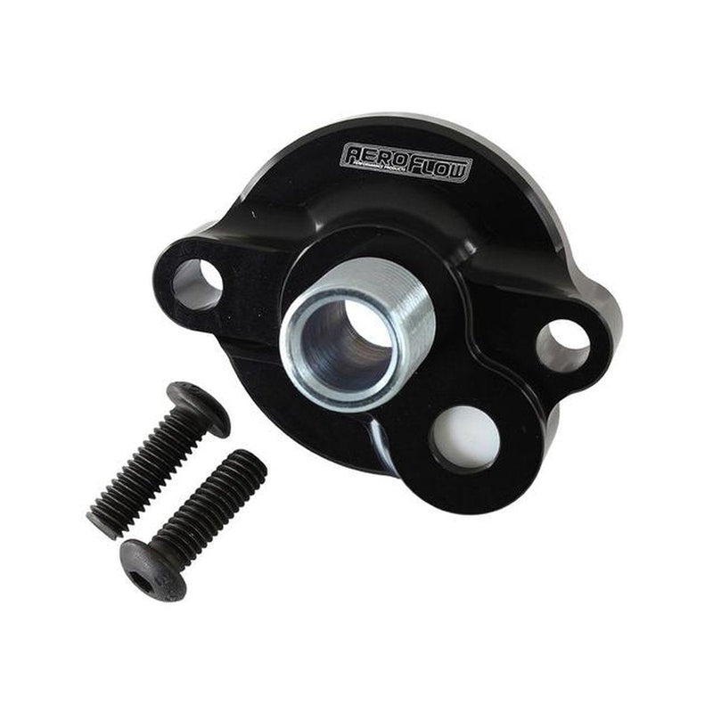 Aeroflow AF64-2185BLK Oil Filter Adaptor 15 PSI Internal