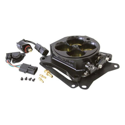 Aeroflow 4Bbl Throttle Body 1375cfm Black 4150 / 4500 4Bbl