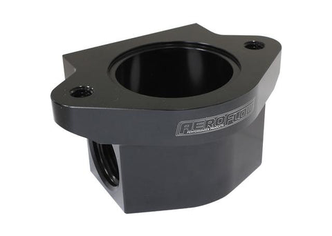 Aeroflow Remote Thermostat Housing -12AN Black
