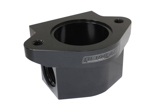 Aeroflow Remote Thermostat Housing -12AN Black