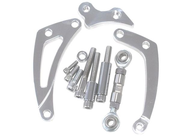 Aeroflow AF64-4004 Low Mount Alt Bracket Left Side SWP