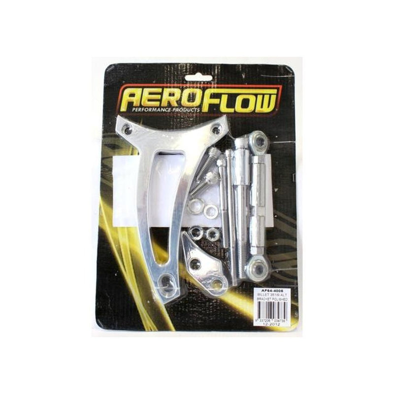 Aeroflow AF64-4005 Billet Alternator Bracket Fits 351W