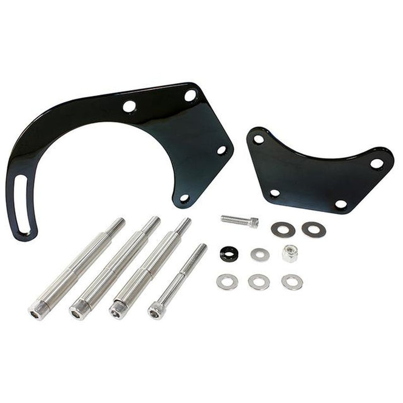 Aeroflow Low Mount Alternator Bracket Black AF64-4016BLK