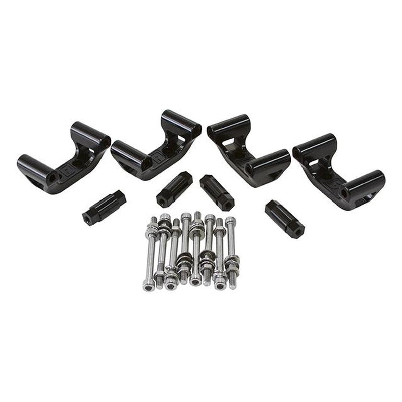 Aeroflow AF64-4032BLK Coil Mounts Billet CAN Seperate