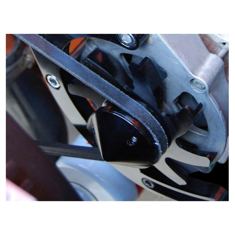 Aeroflow AF64-4300BLK Black Alt FAN & Pulley Suits Ford,