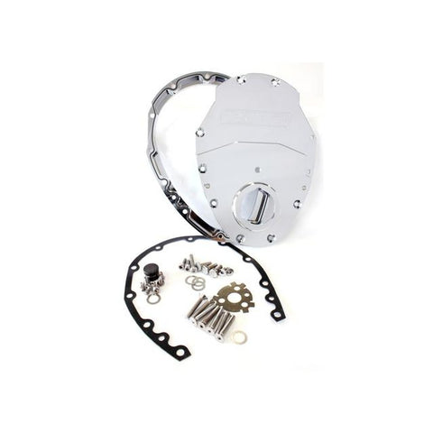 Aeroflow AF64-4350C 2 Piece Timing Cover Kit Billet