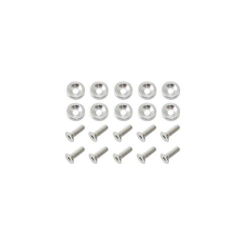 Aeroflow 5/16" Billet Dress-up / Fender Bolt Kit Silver
