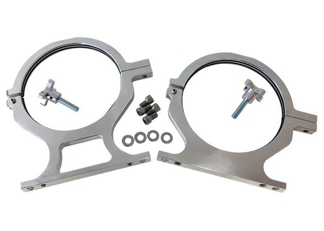 Aeroflow AF64-5000P NOS Bottle Billet Brackets Polished