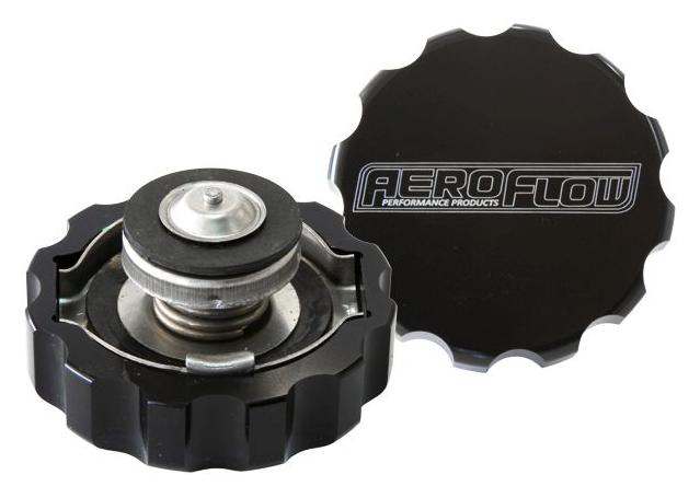 Aeroflow AF64-5042BLK Billet Radiator Cap 42mm