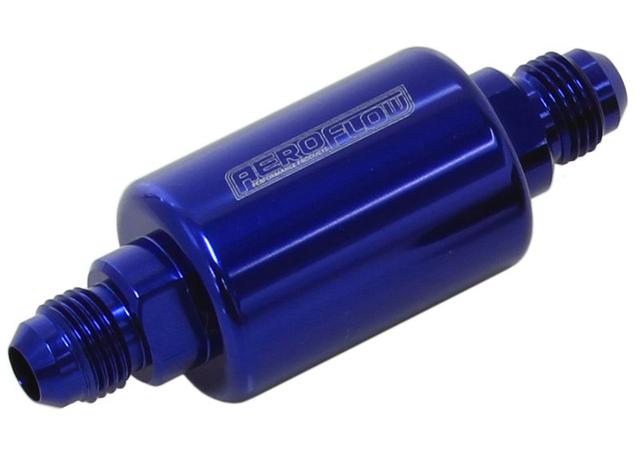 Aeroflow AF66-2052 Filter 40 Micron Blue -6AN 1.25"x3