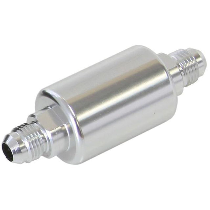 Aeroflow AF66-2052S Filter 40 Micron Silver -6AN 1.25"x3