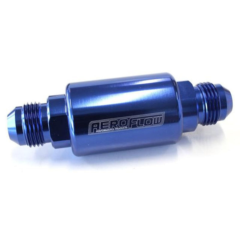 Aeroflow AF66-2053 Filter 40 Micron Blue -8AN 1.25"x3