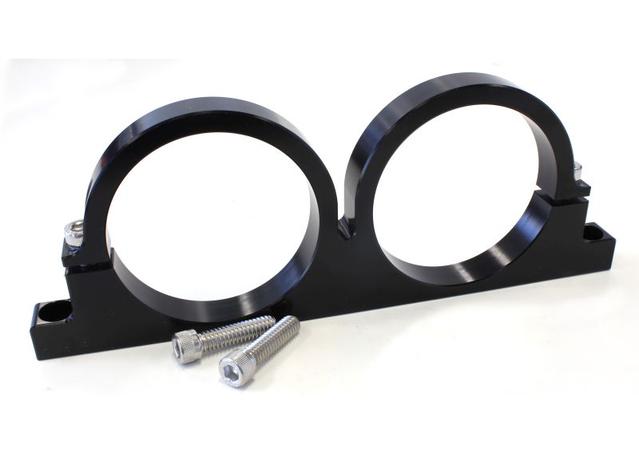 Aeroflow AF66-2246BLK Billet Dual Bracket fits 2.5"