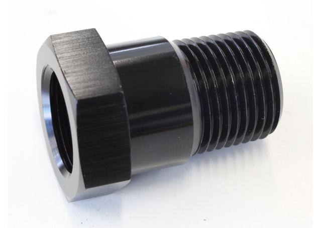 Aeroflow AF660-06BLK Temperature Probe Adapter Black 3/8"