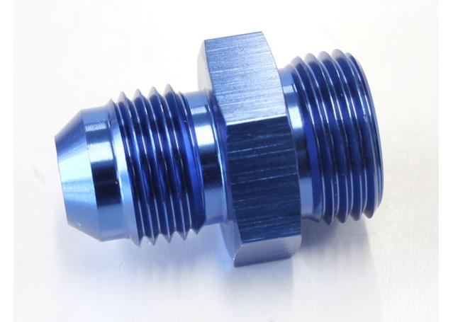 Aeroflow AF706-06 Carter/Edelbrock Fitting -6 Blue 5/8" X